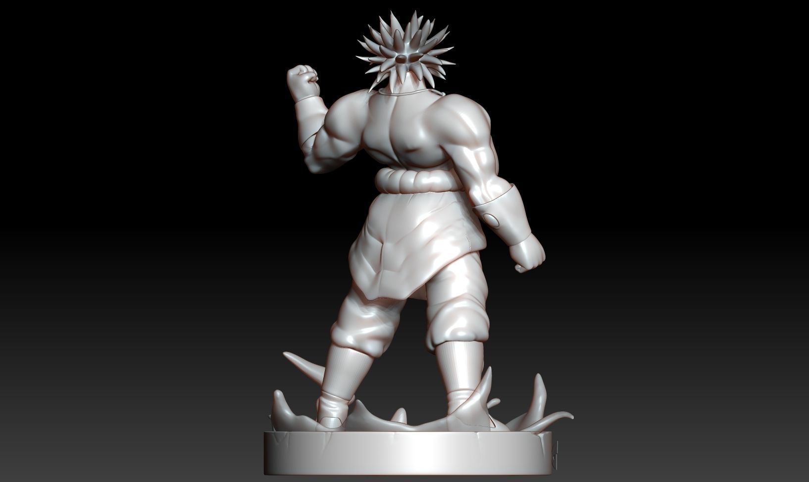 Broly - Dragon Ball Super Fanart 3D print model_24