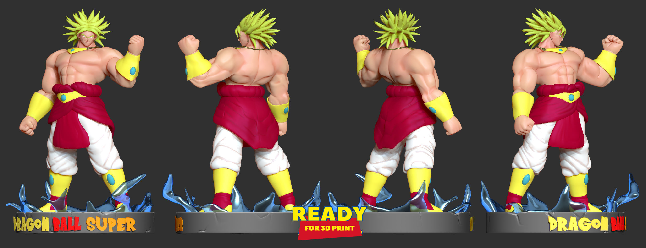 Broly - Dragon Ball Super Fanart 3D print model_7