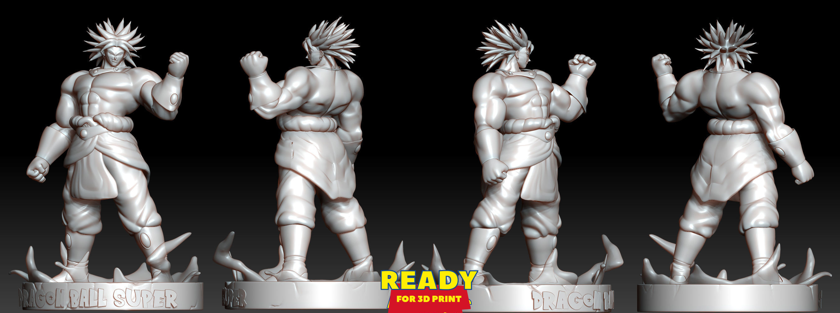 Broly - Dragon Ball Super Fanart 3D print model_8