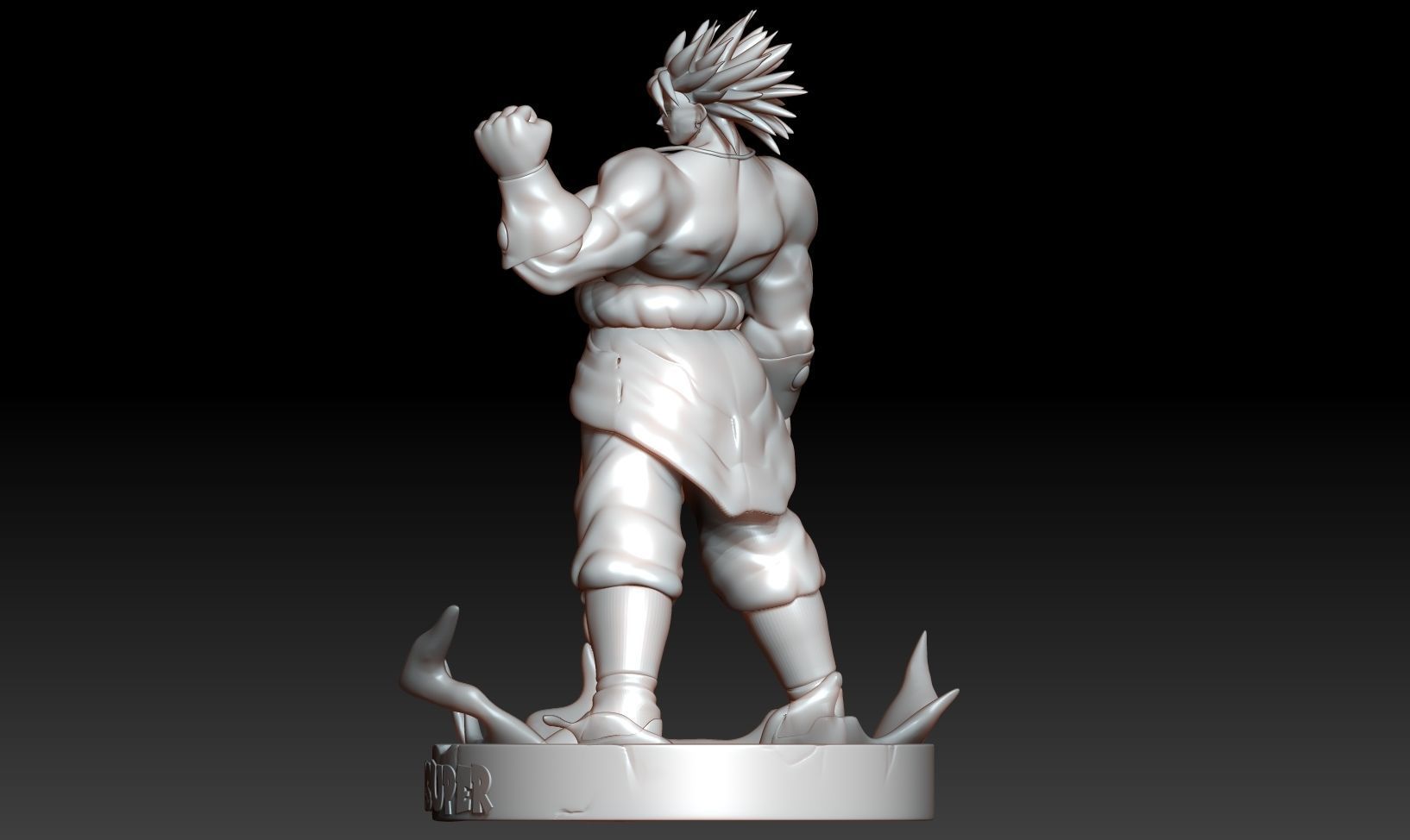 Broly - Dragon Ball Super Fanart 3D print model_14