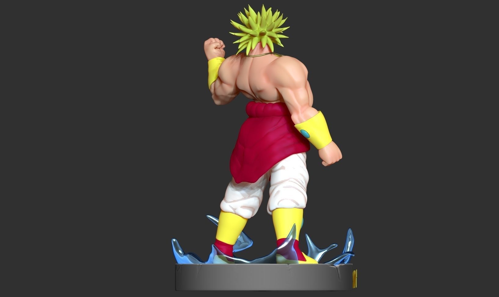 Broly - Dragon Ball Super Fanart 3D print model_23