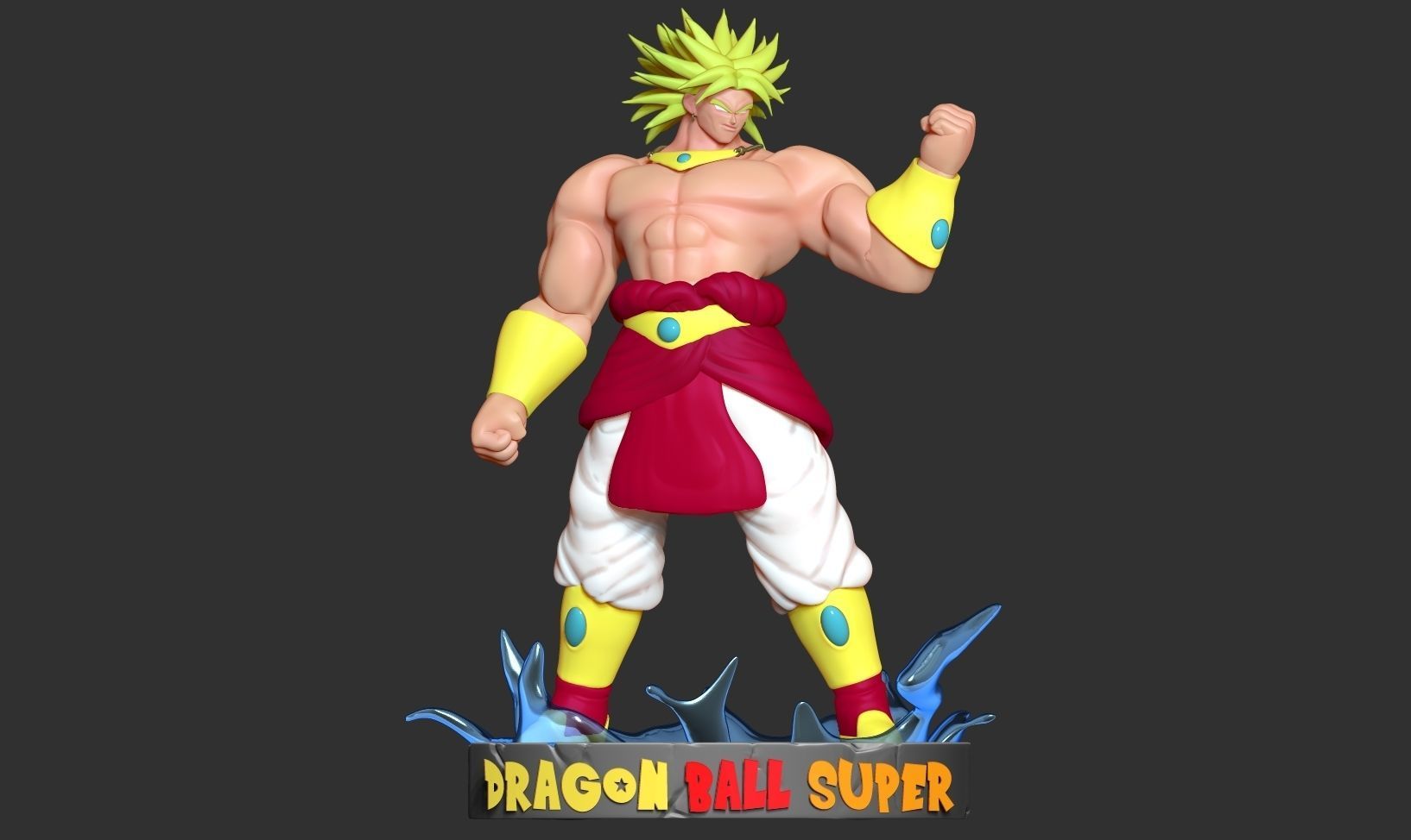Broly - Dragon Ball Super Fanart 3D print model_11