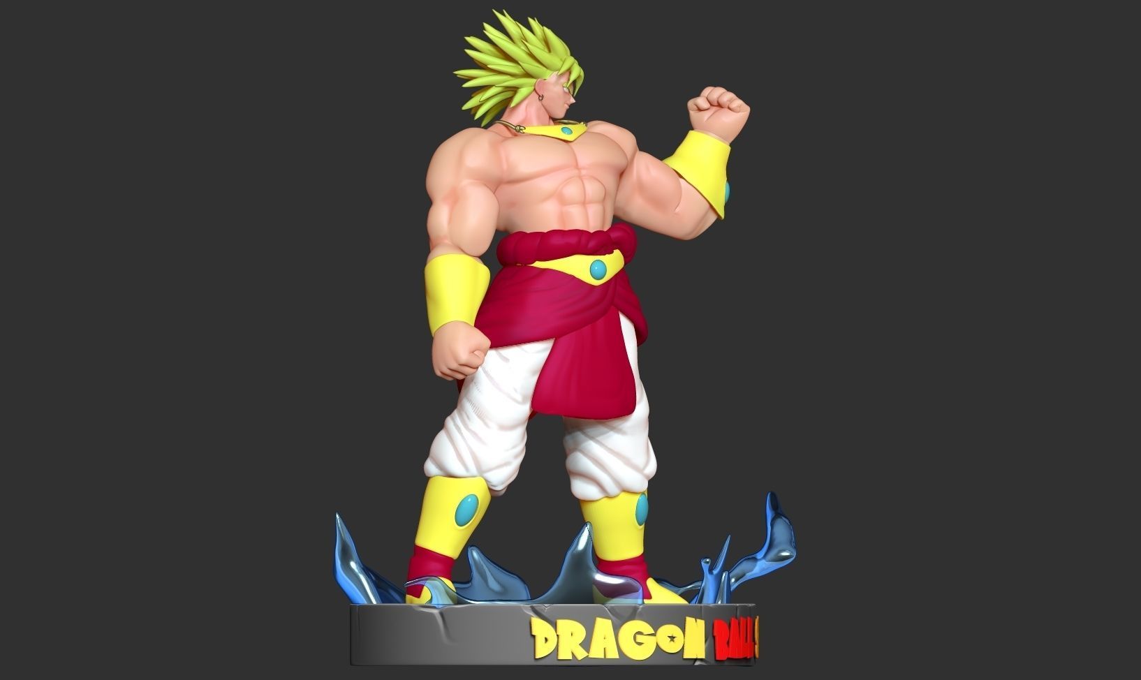 Broly - Dragon Ball Super Fanart 3D print model_15