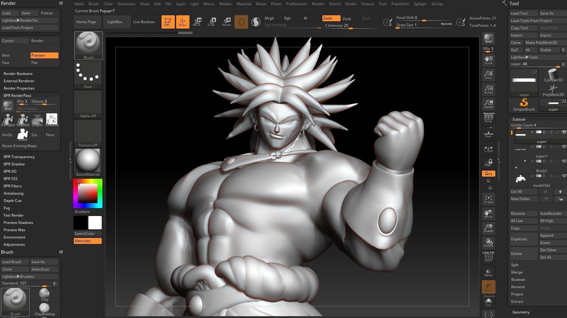 Broly - Dragon Ball Super Fanart 3D print model_18