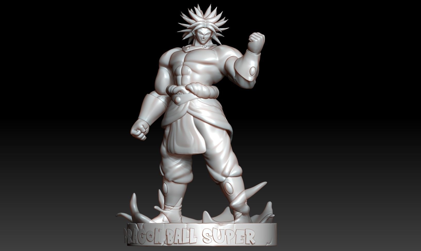 Broly - Dragon Ball Super Fanart 3D print model_19