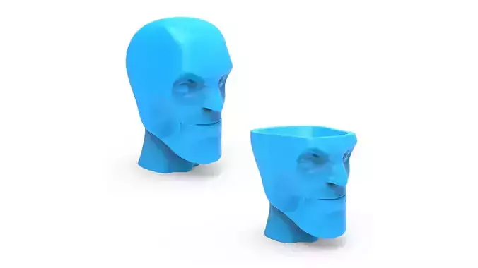 Head Vase 3D print model