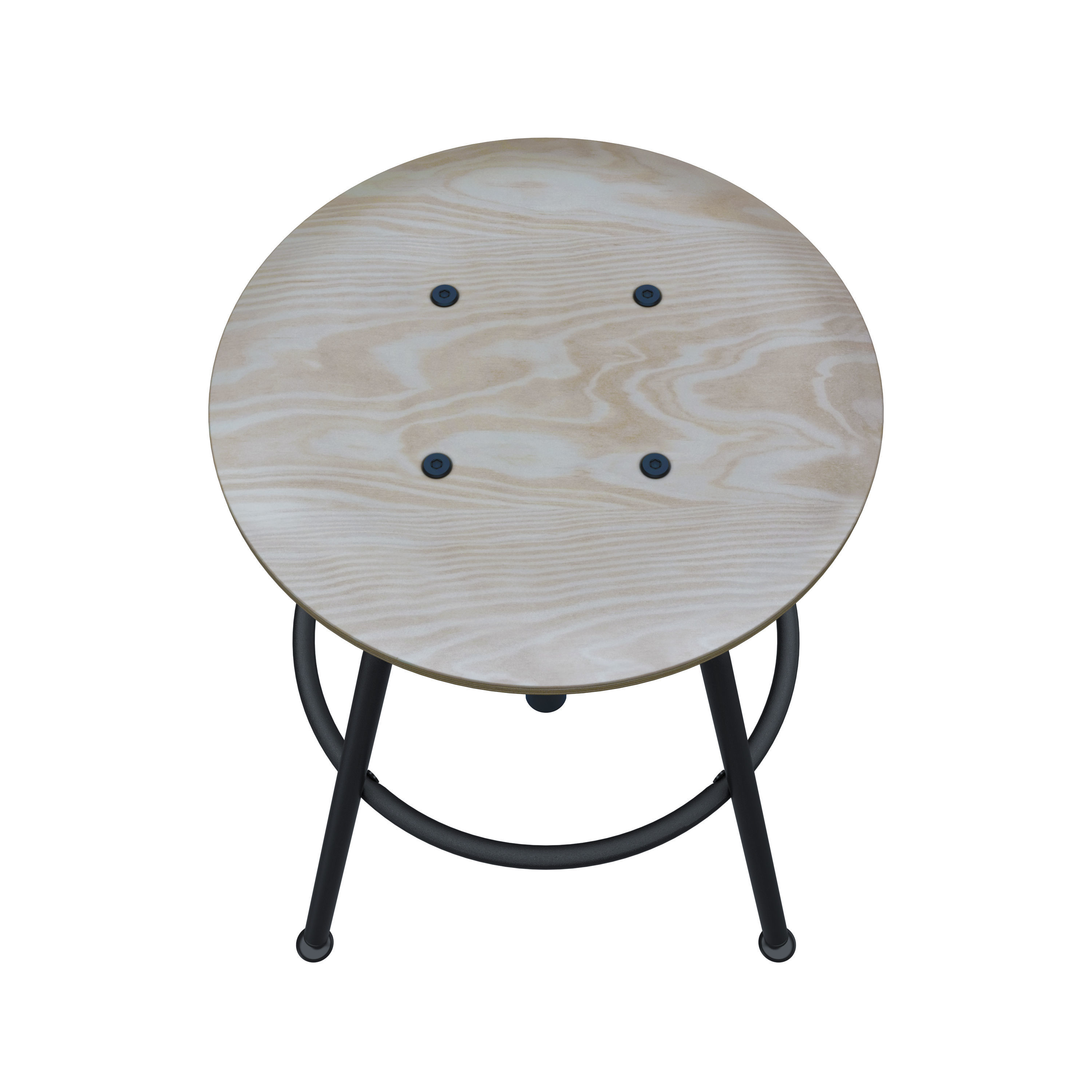 Stool KULLABERG -- adjustable height 3D model_7