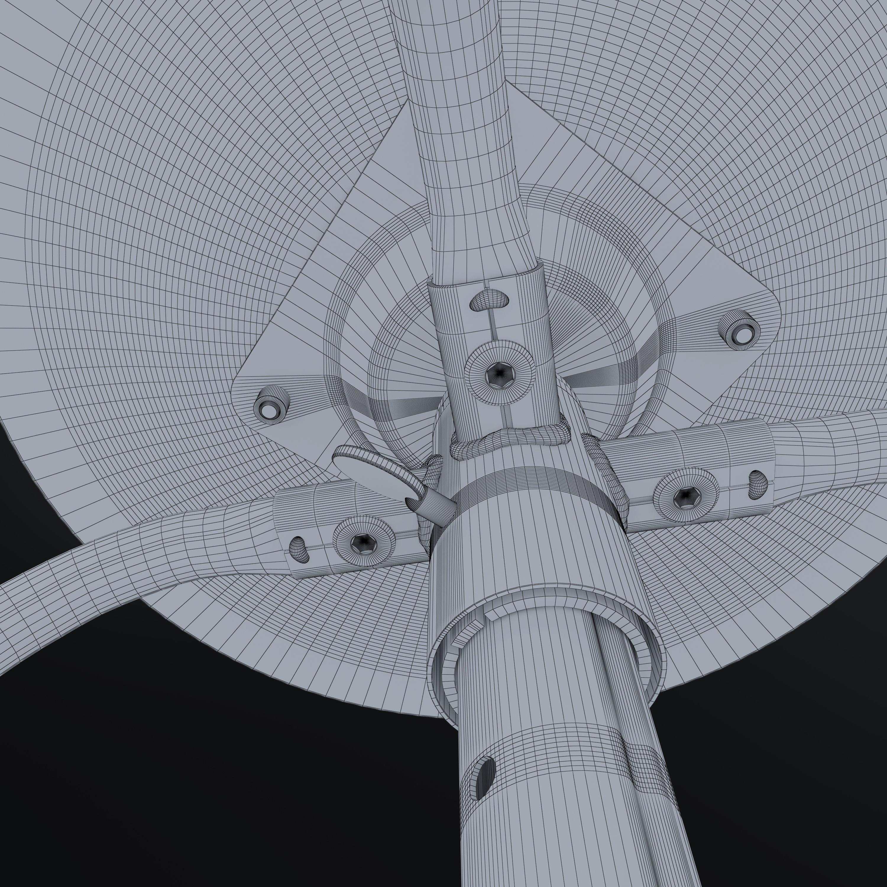 Stool KULLABERG -- adjustable height 3D model_12