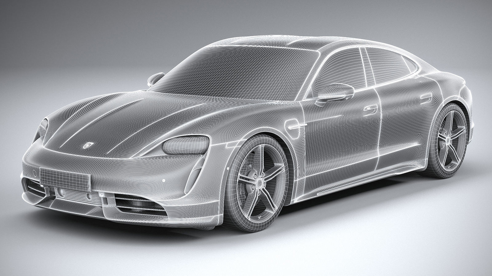 Porsche Taycan 2020 3D model_22
