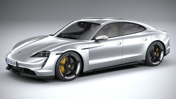Porsche Taycan 2020 3D model
