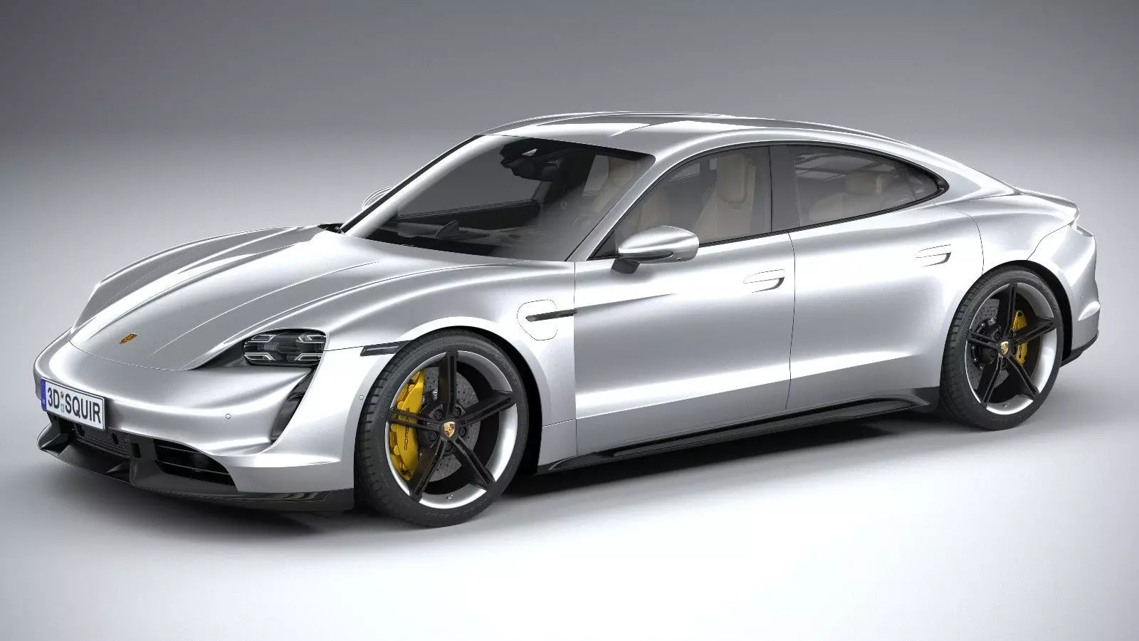 Porsche Taycan 2020 3D model_0