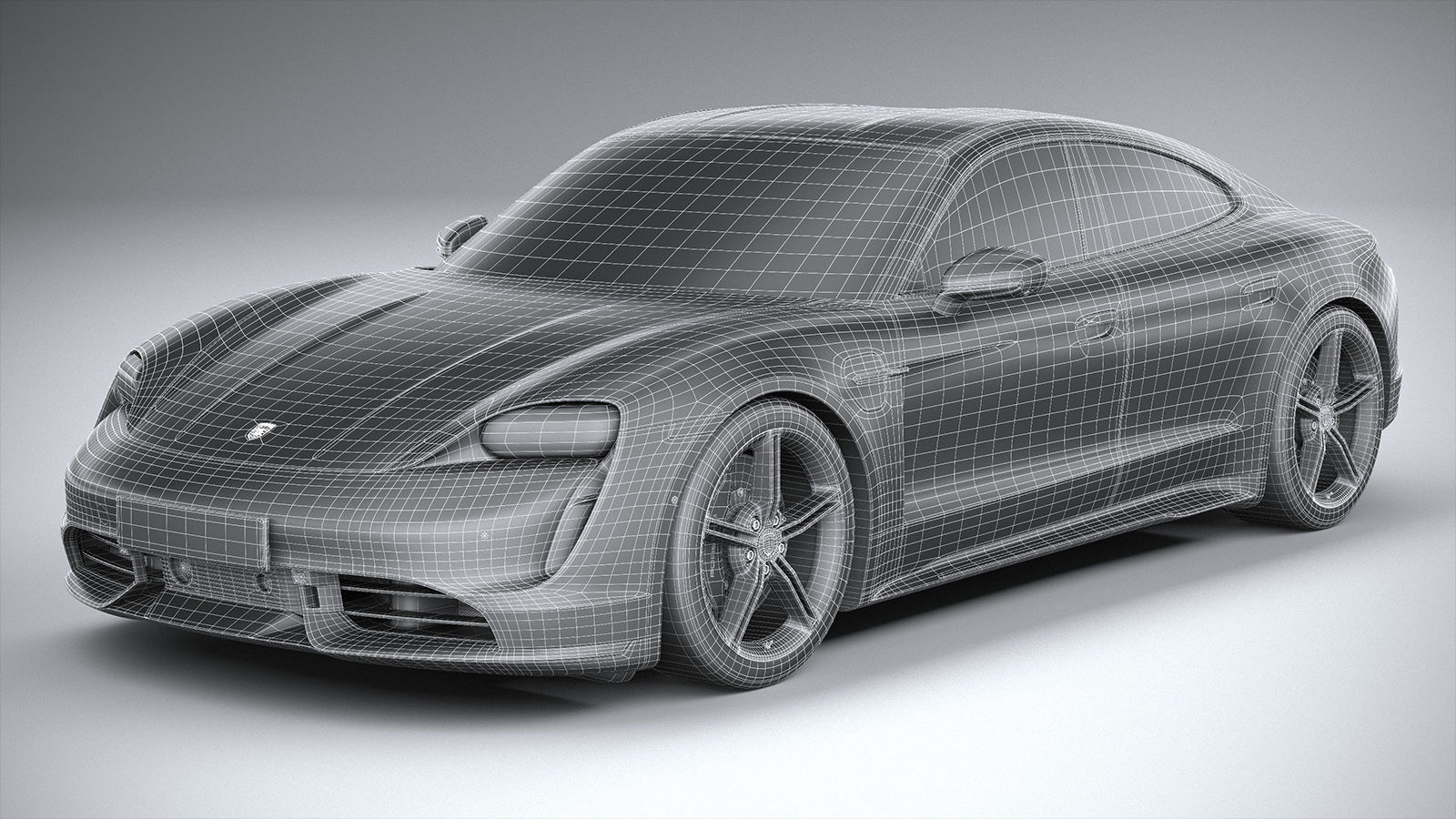 Porsche Taycan 2020 3D model_24