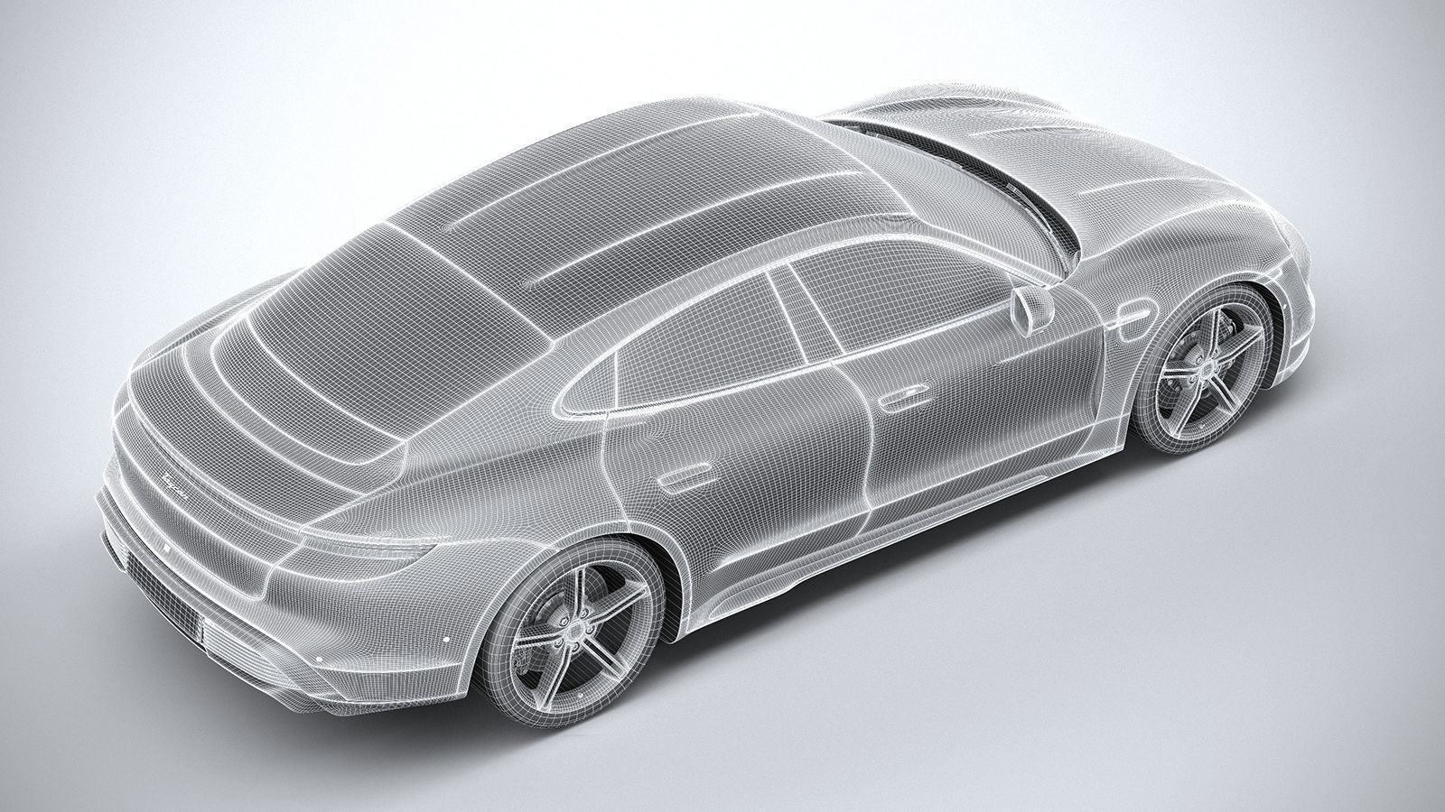 Porsche Taycan 2020 3D model_23