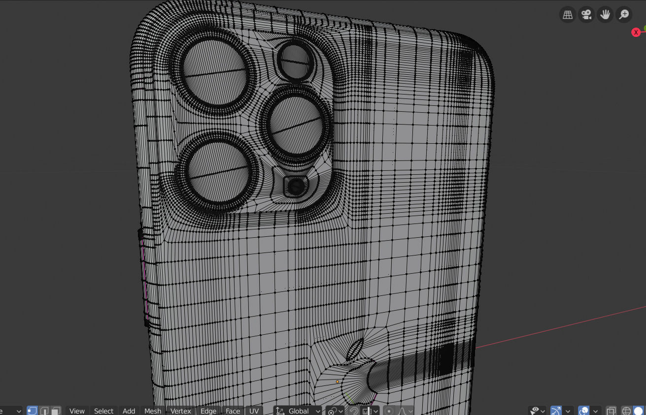 Apple iPhone 11 Pro Max All Official Colors 3D model_8