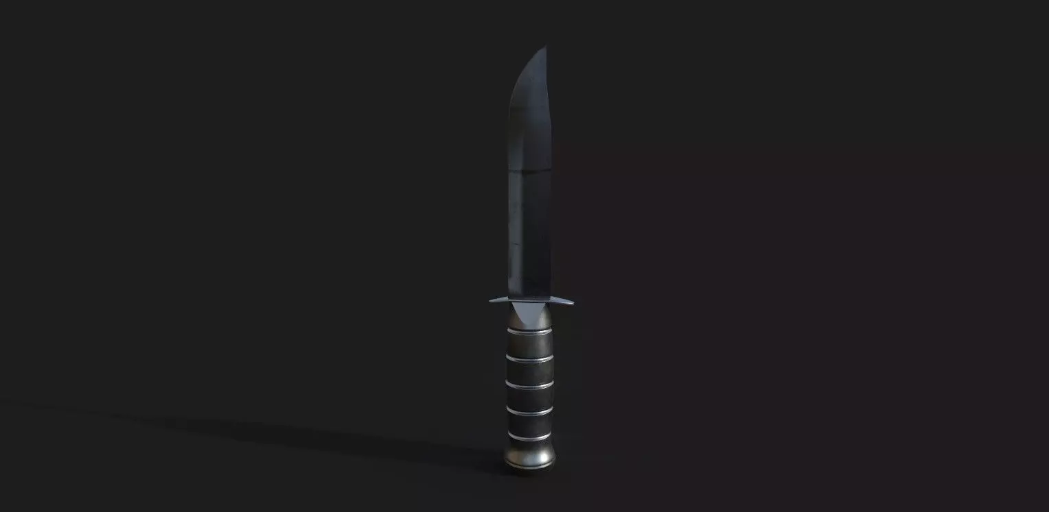 Knife 3D model_0