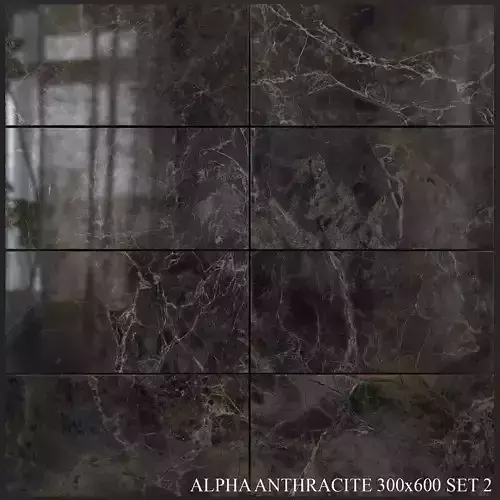 Yurtbay Seramik Alpha Antracite 300x600 Set 2