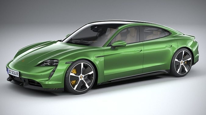Porsche Taycan Turbo S 2020 3D model