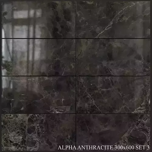 Yurtbay Seramik Alpha Antracite 300x600 Set 3