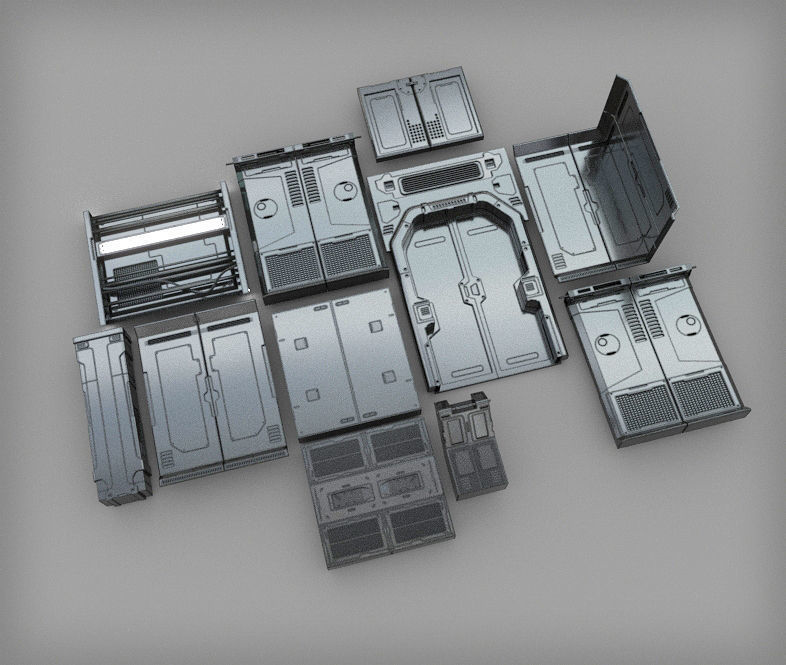 sci fi asets 3ds pjct v6 2 3D model_5