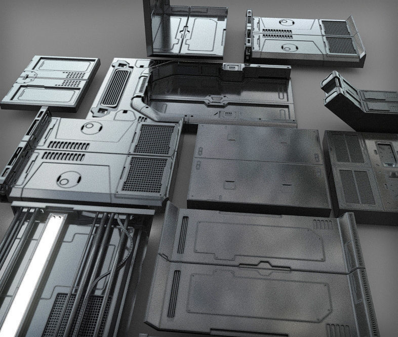 sci fi asets 3ds pjct v6 2 3D model_6