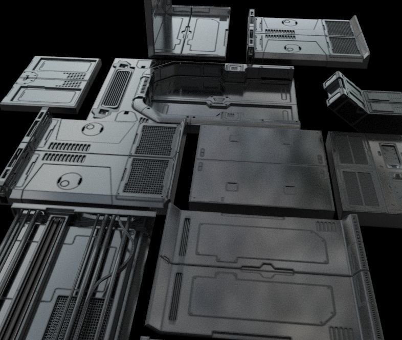 sci fi asets 3ds pjct v6 2 3D model_12