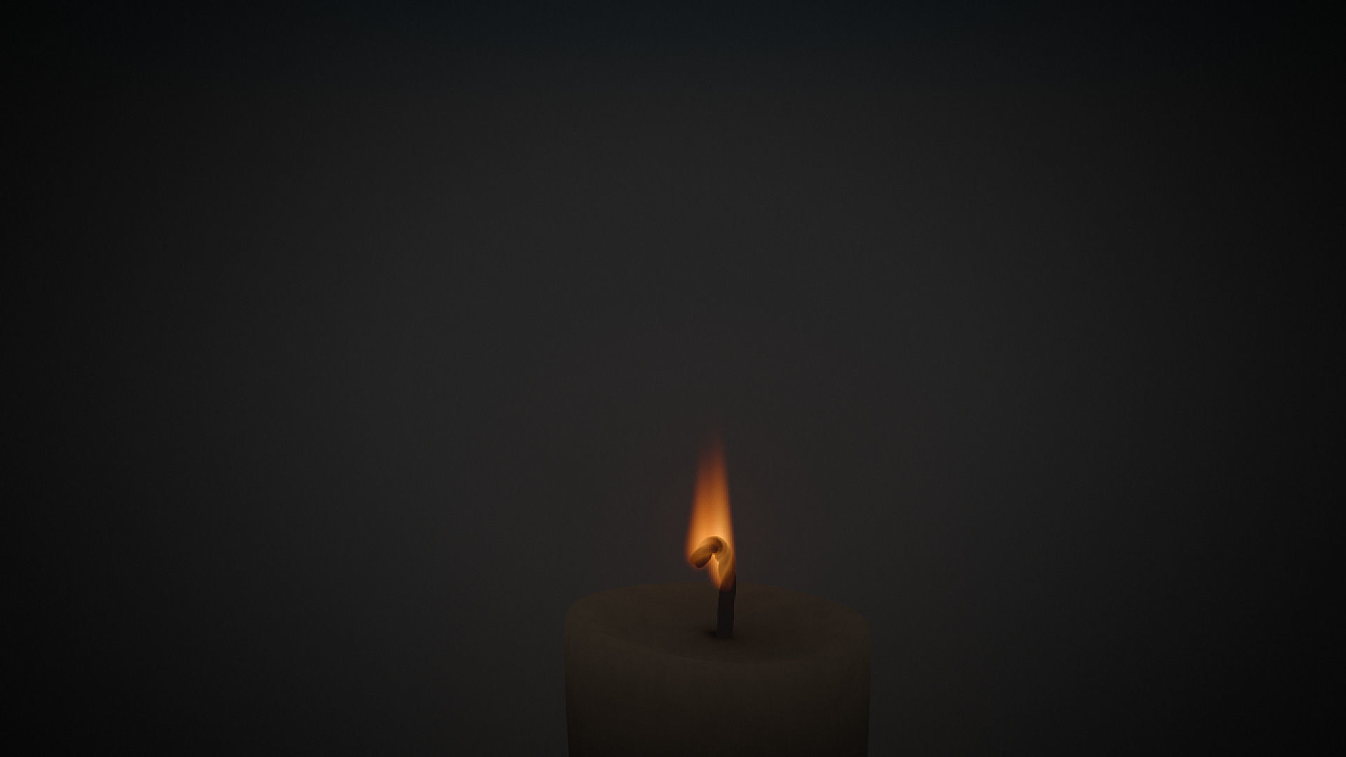 Candle Fire VDB animated 20s 3D model_3