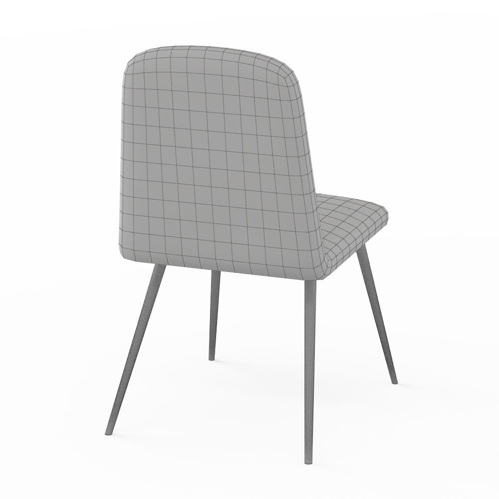 Alaina Side Chair 3D model_5