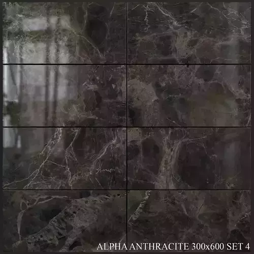 Yurtbay Seramik Alpha Antracite 300x600 Set 4