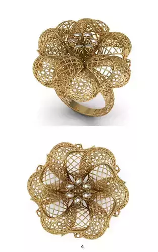 GOLD RING 3D print model