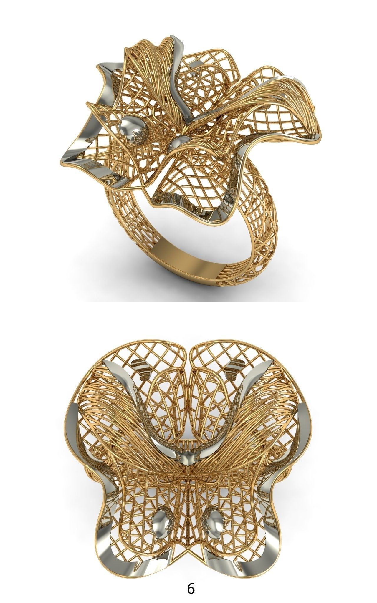 GOLD RING 5 MODEL 3D print model_1