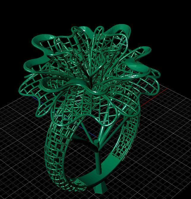 GOLD RING 3D print model_4