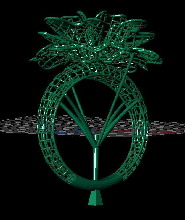 GOLD RING 3D print model_5