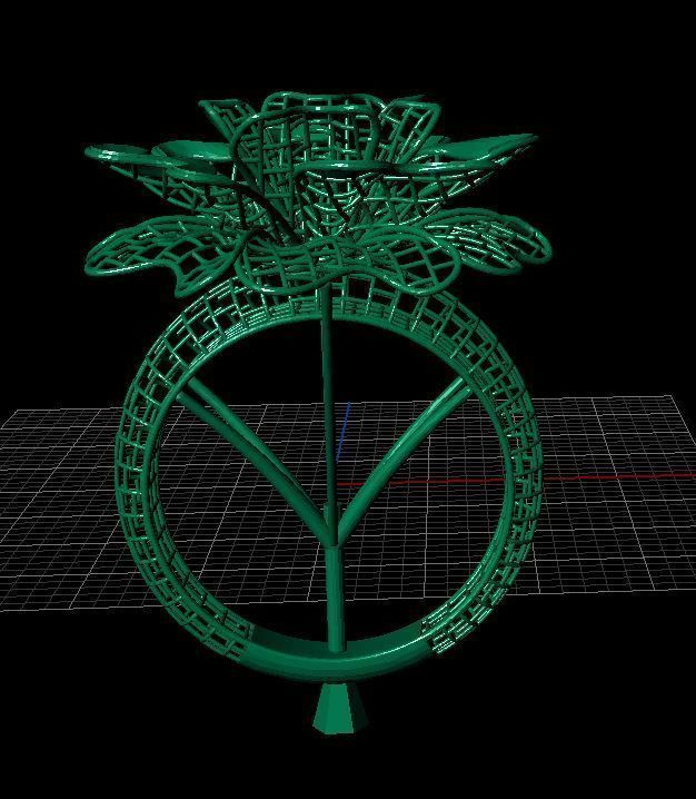 GOLD RING 3D print model_2