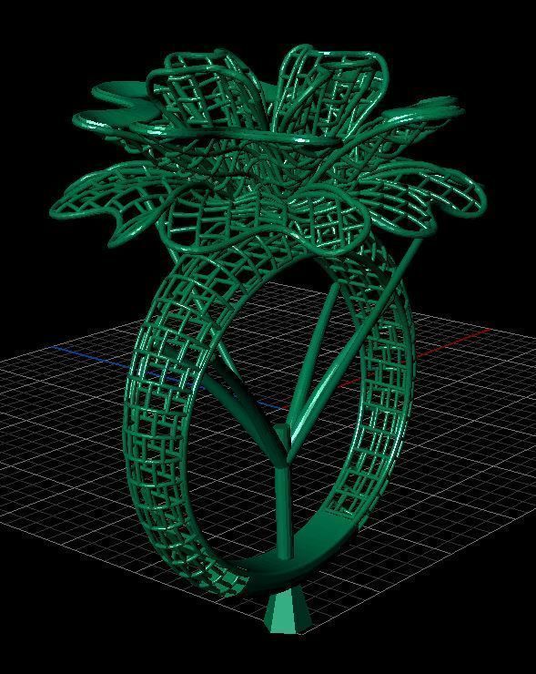 GOLD RING 3D print model_1