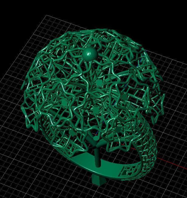 GOLD RING 3D print model_2