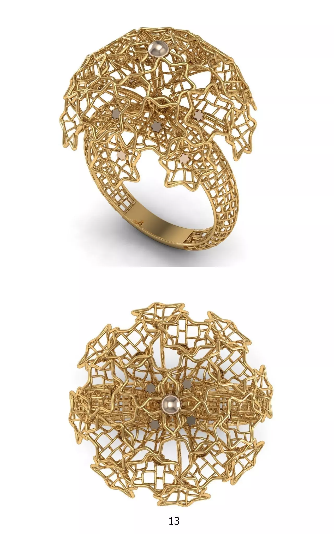 GOLD RING 3D print model_0