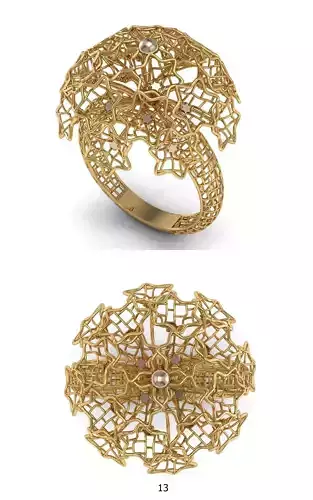 GOLD RING 3D print model