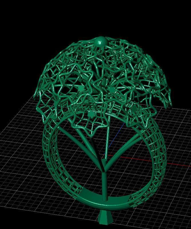 GOLD RING 3D print model_3