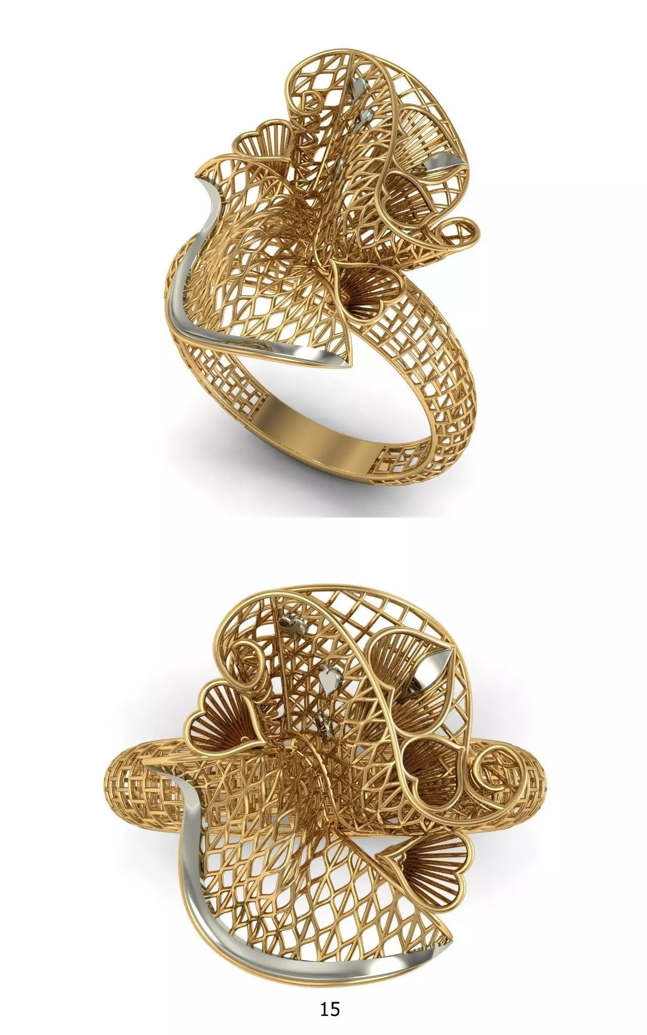 GOLD RING 3D print model_0
