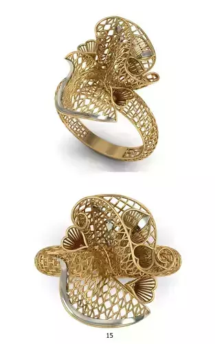 GOLD RING 3D print model