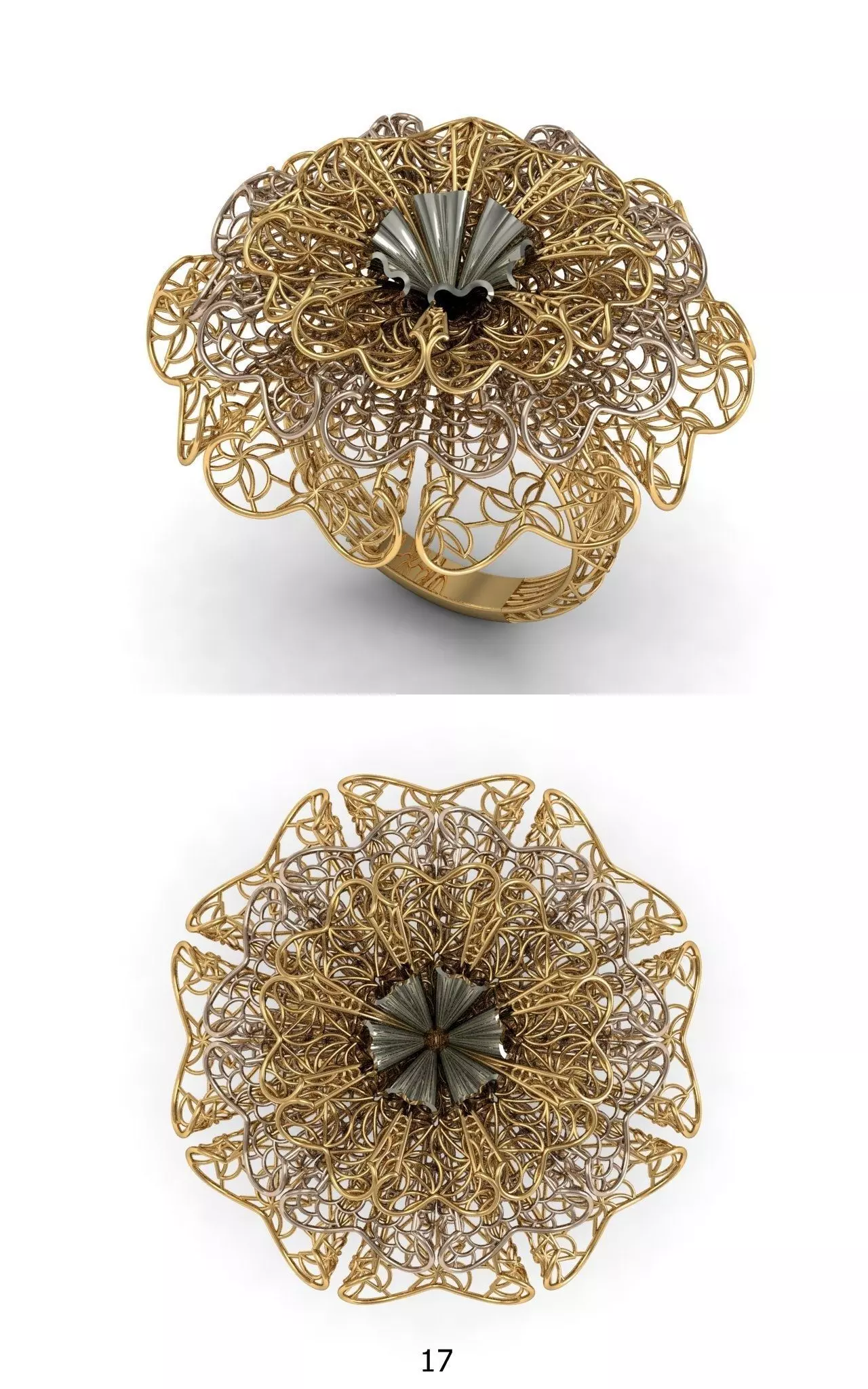 GOLD RING 3D print model_0