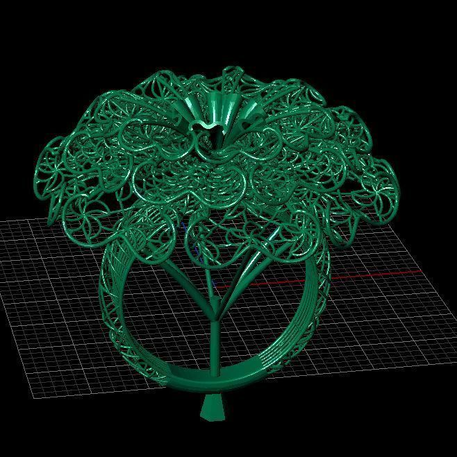 GOLD RING 3D print model_3