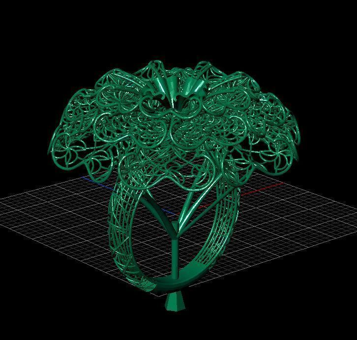 GOLD RING 3D print model_4