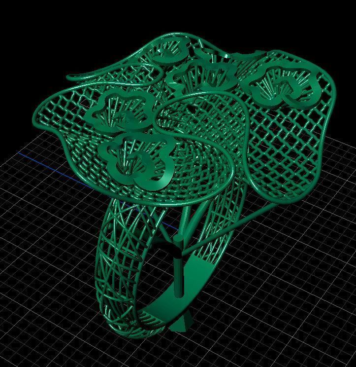 GOLD RING 3D print model_4