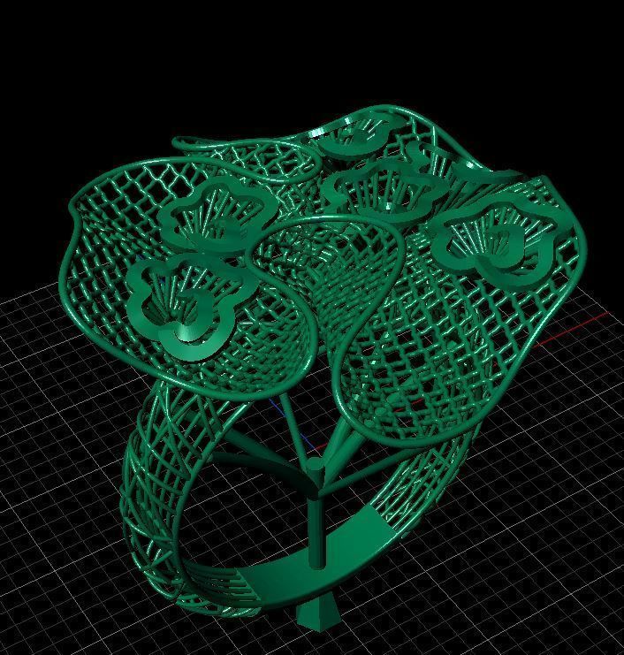 GOLD RING 3D print model_3