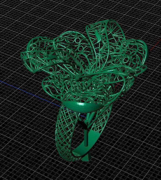 PRINTABLE RING 3D print model_4