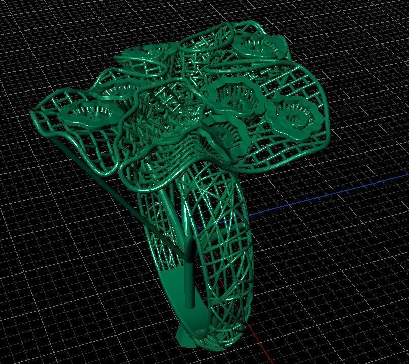 PRINTABLE RING 3D print model_4