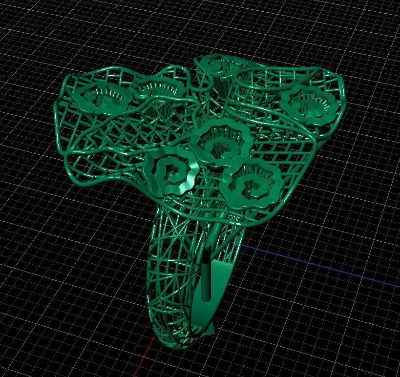 PRINTABLE RING 3D print model_3