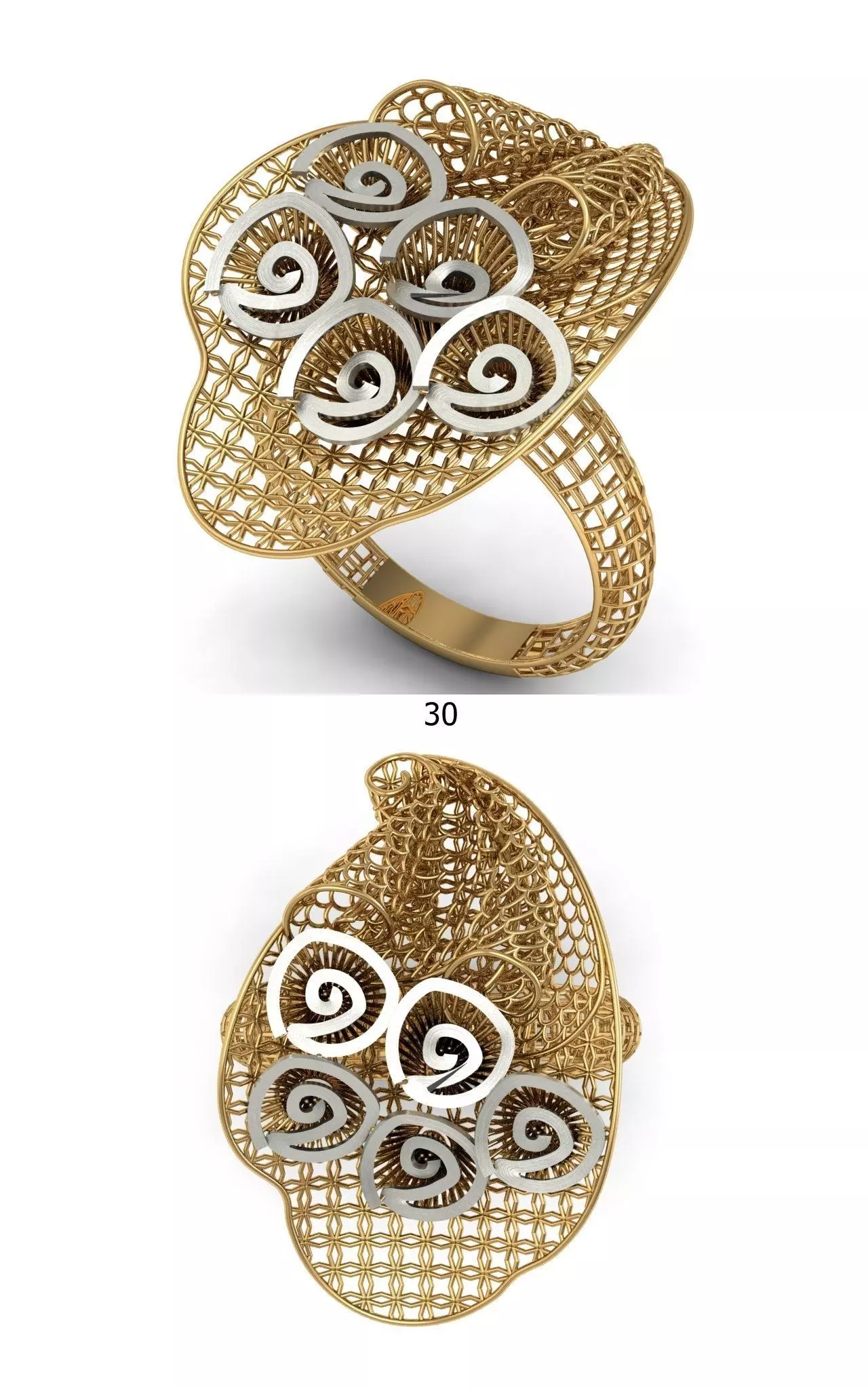 PRINTABLE RING 3D print model_0