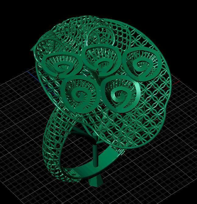 PRINTABLE RING 3D print model_2